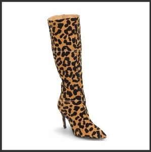 Venus leopard print boots